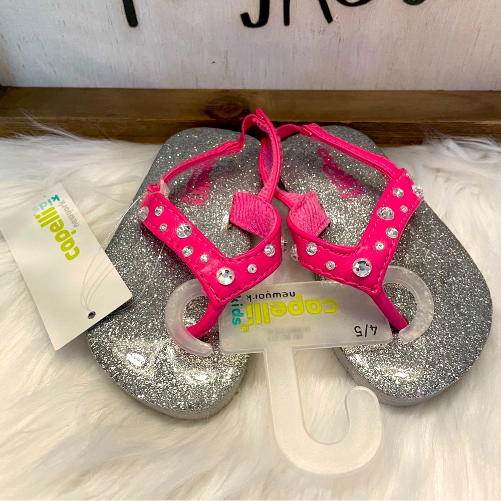Capelli Kids New York Girls Sandals Shoes Size 4/5 NWT